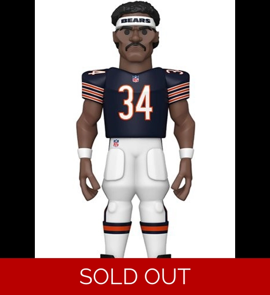 Bears - Walter Payton 5" Vinyl Gold Figure